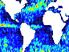 CloudSat data showing precipitation